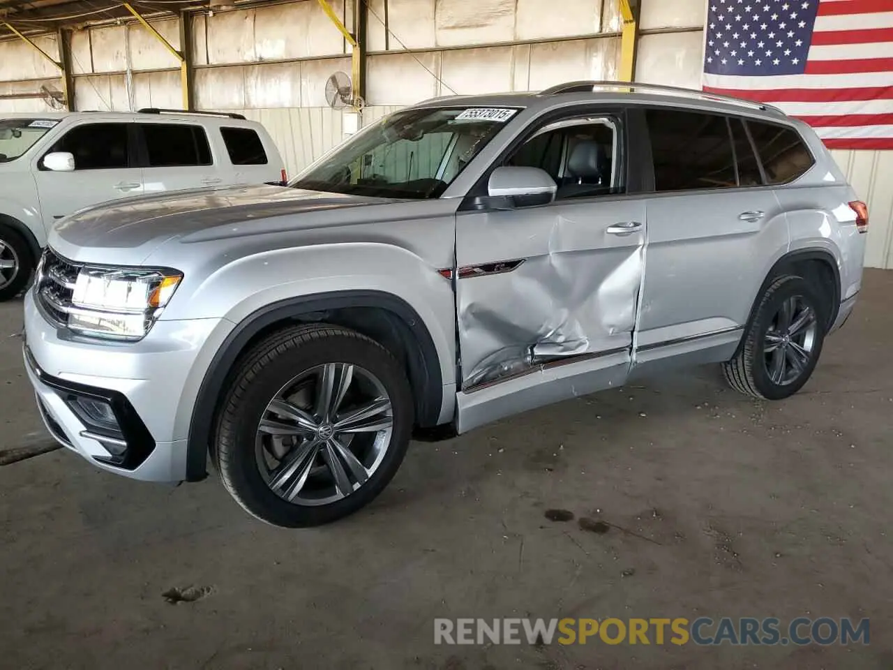 1 Photograph of a damaged car 1V2RR2CA3KC552024 VOLKSWAGEN ATLAS 2019