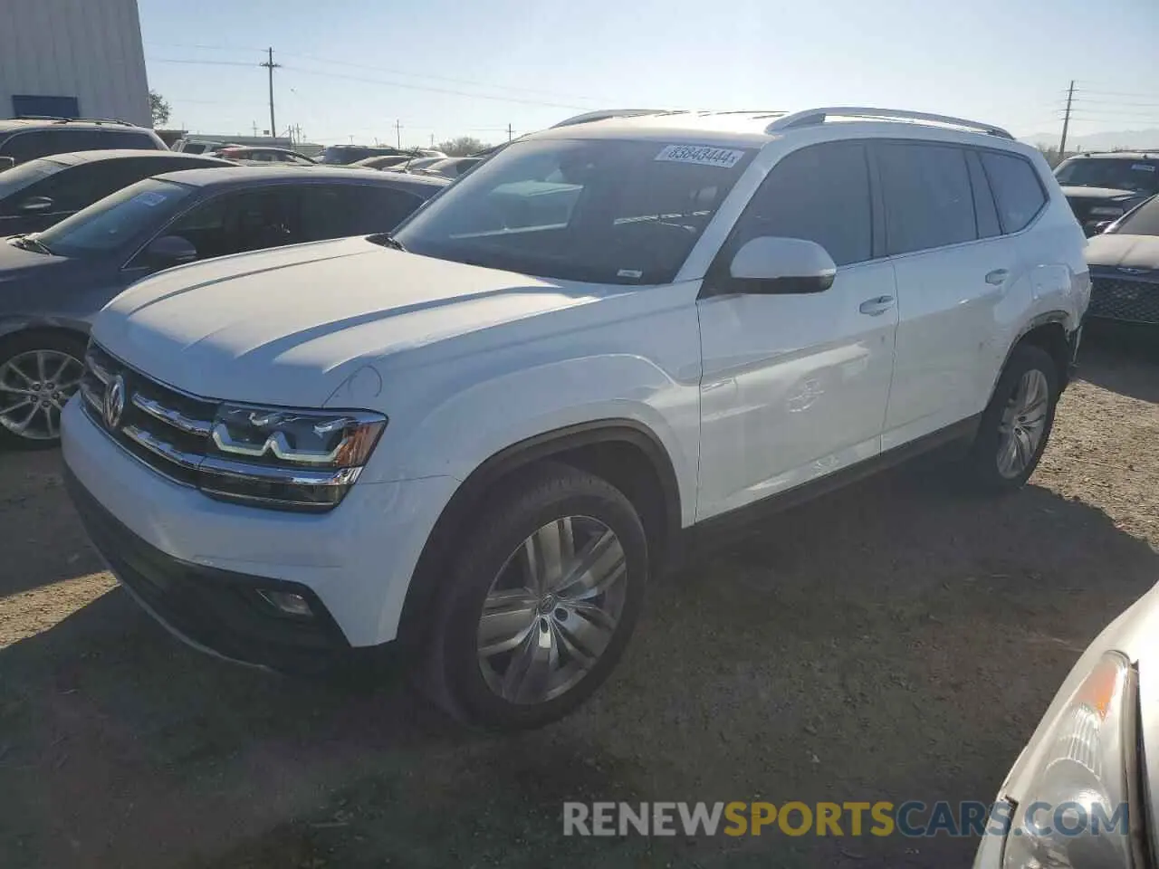 1 Photograph of a damaged car 1V2UR2CA1KC512602 VOLKSWAGEN ATLAS 2019