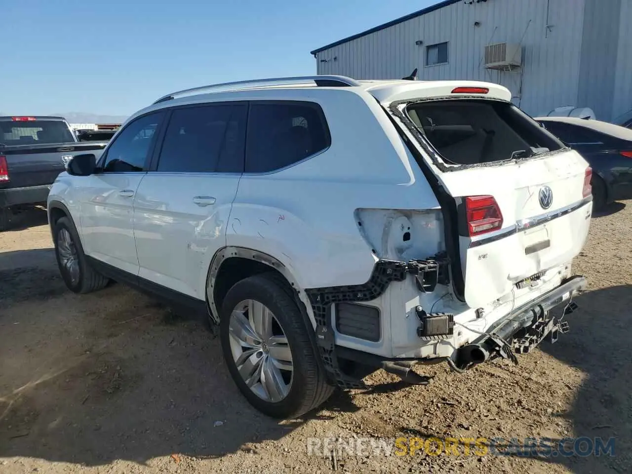 2 Photograph of a damaged car 1V2UR2CA1KC512602 VOLKSWAGEN ATLAS 2019