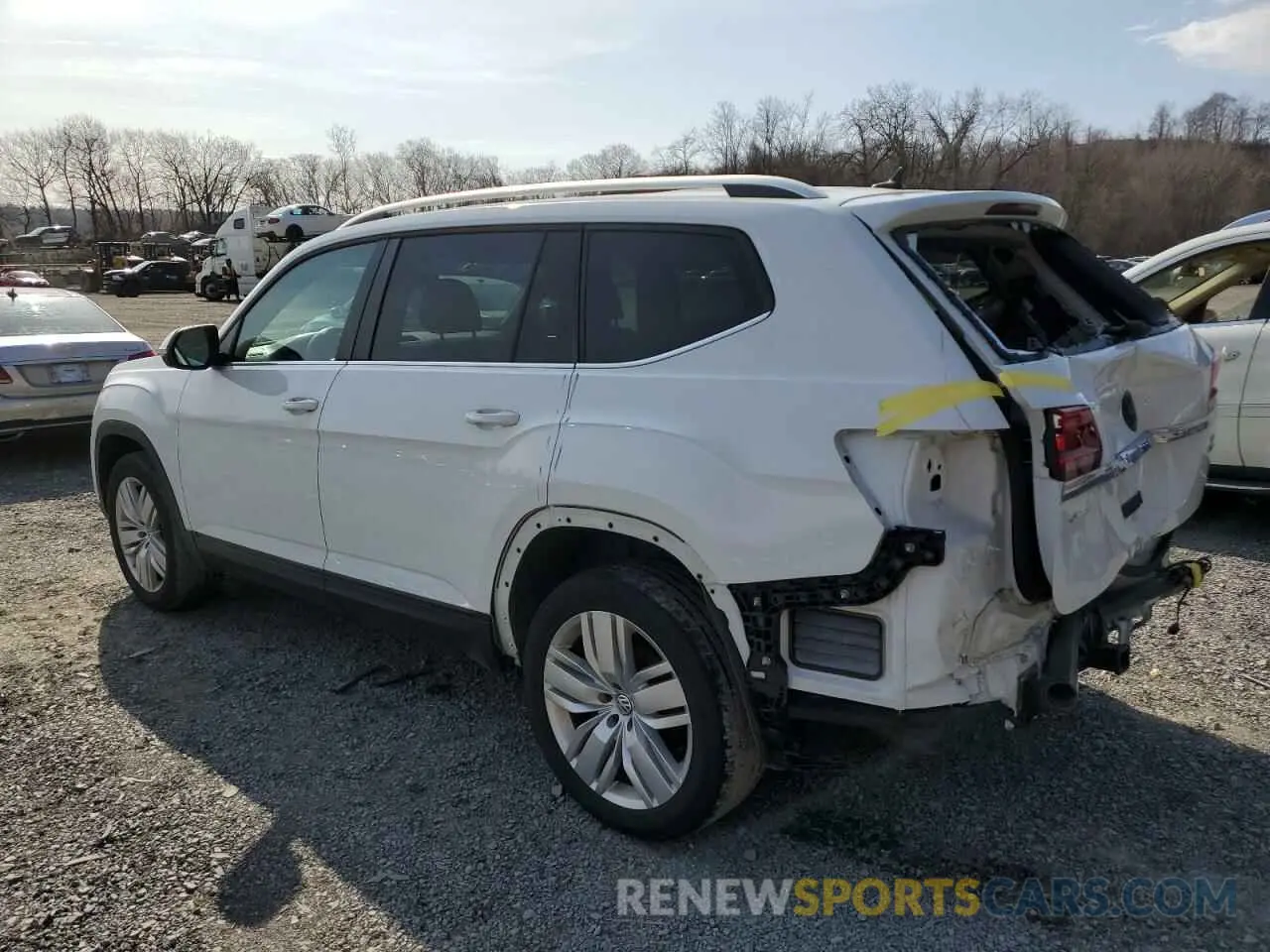 2 Photograph of a damaged car 1V2UR2CA1KC601764 VOLKSWAGEN ATLAS 2019