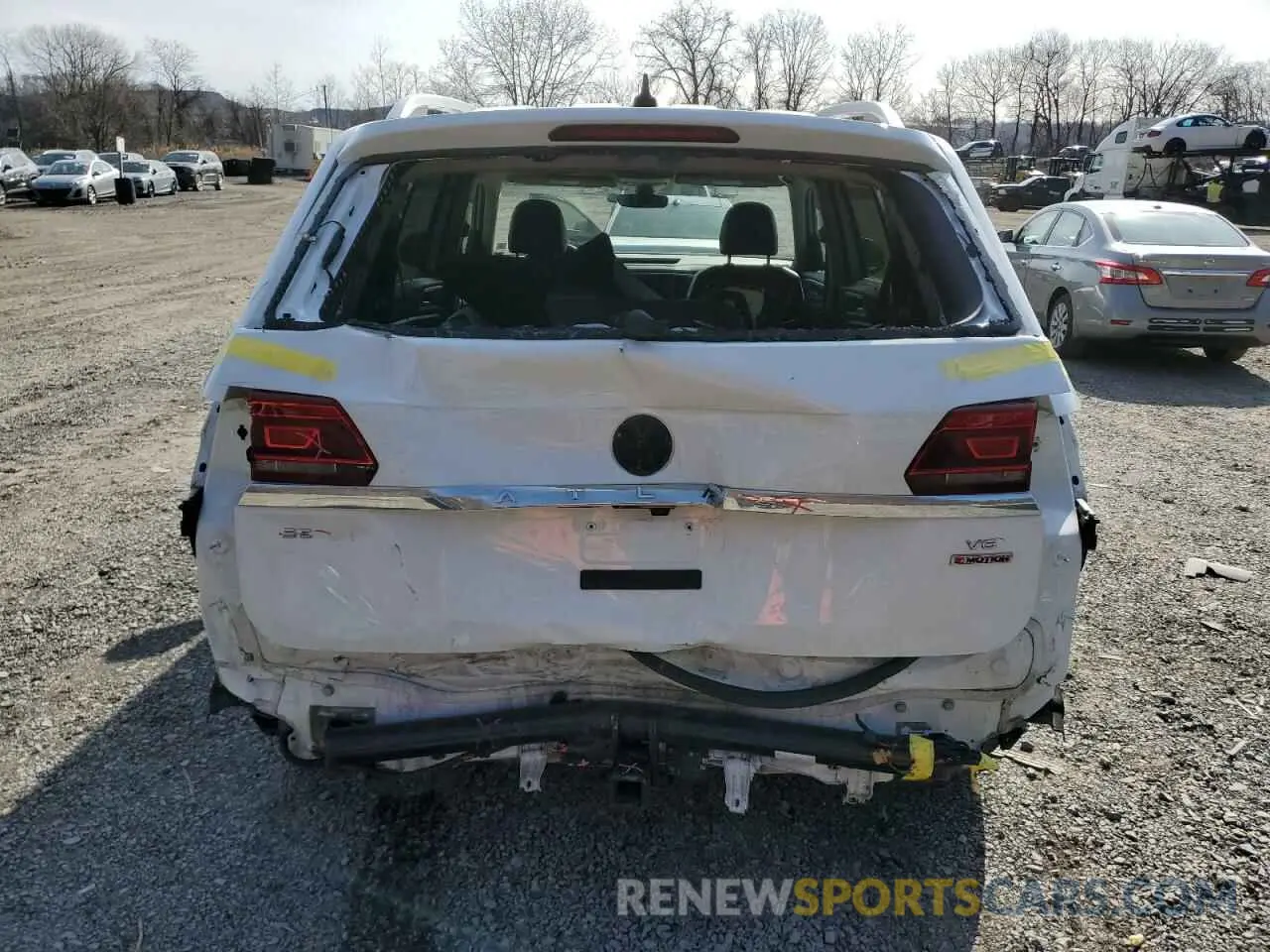 6 Photograph of a damaged car 1V2UR2CA1KC601764 VOLKSWAGEN ATLAS 2019