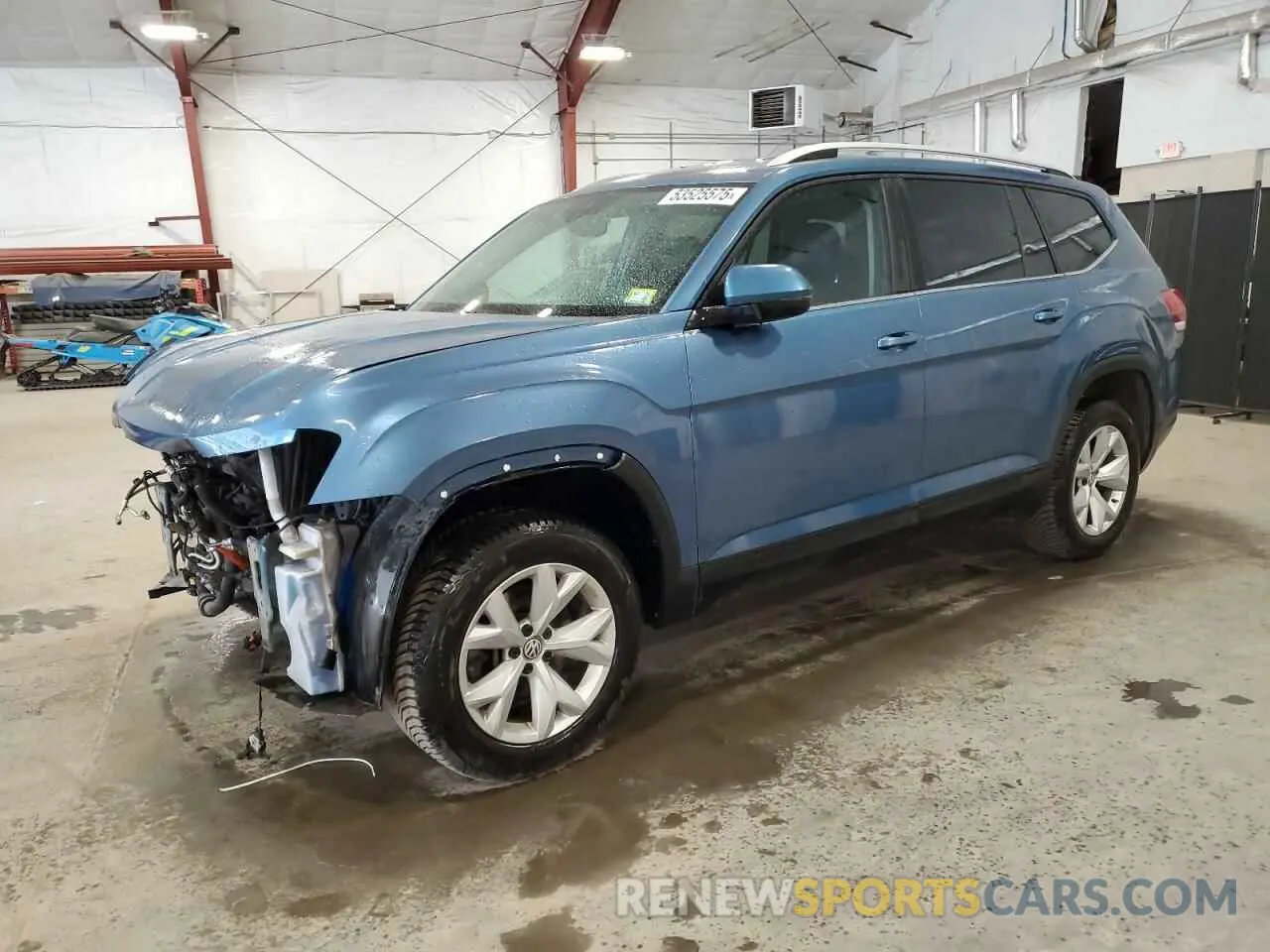 1 Photograph of a damaged car 1V2UR2CA3KC566838 VOLKSWAGEN ATLAS 2019
