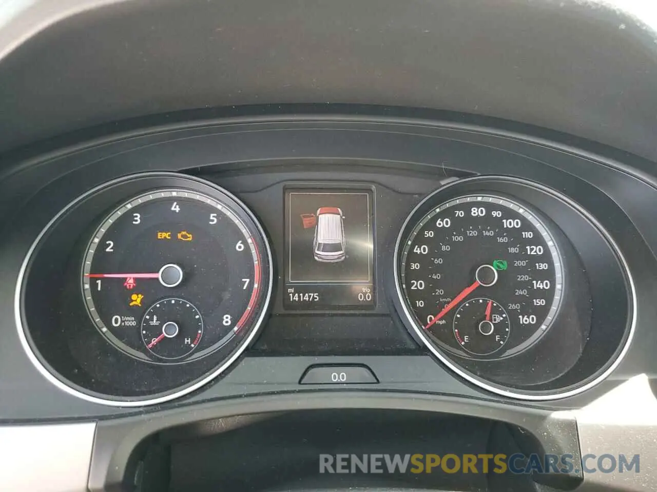 9 Photograph of a damaged car 1V2UR2CA4KC507345 VOLKSWAGEN ATLAS 2019