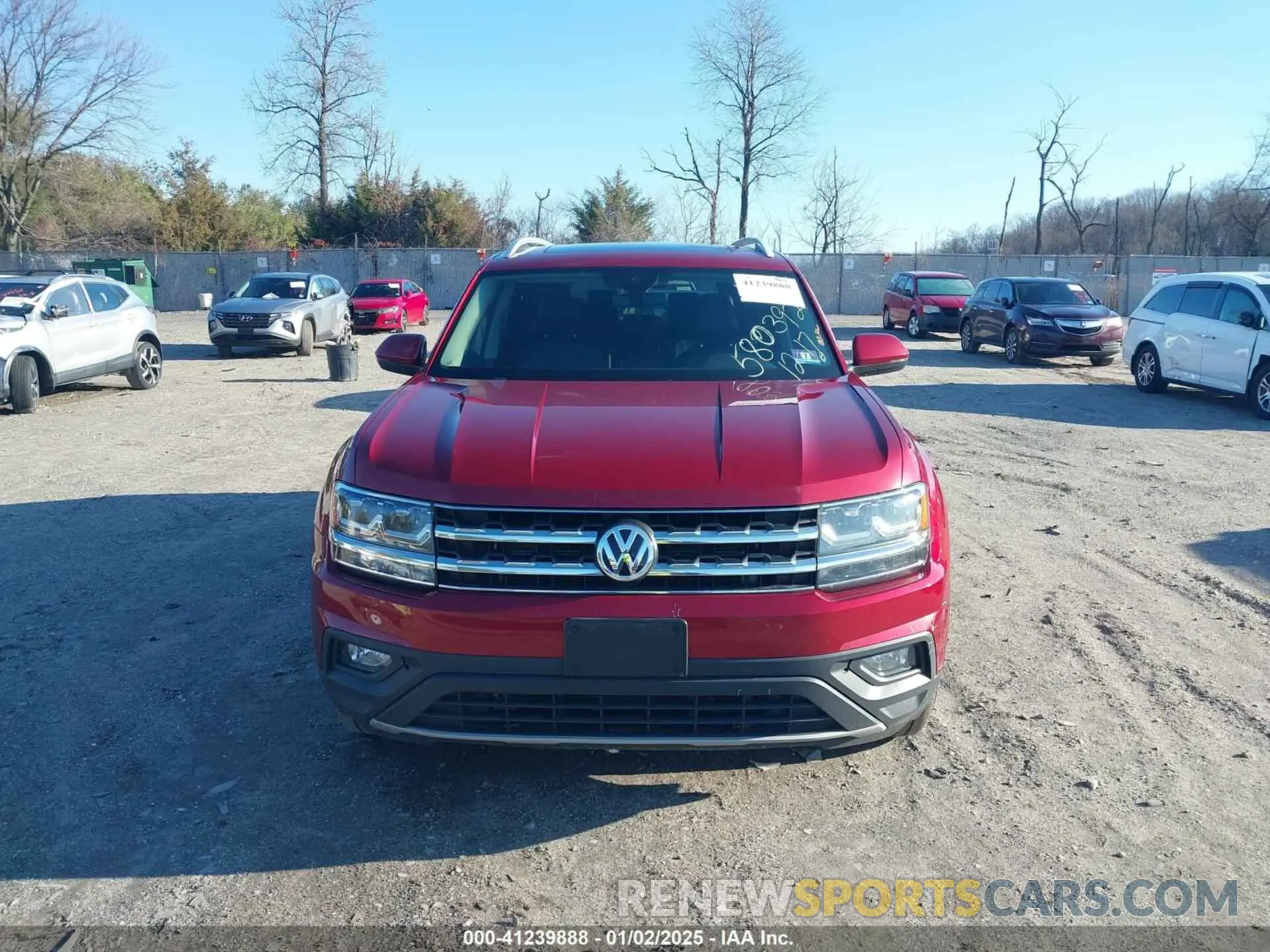 12 Photograph of a damaged car 1V2UR2CA4KC580392 VOLKSWAGEN ATLAS 2019