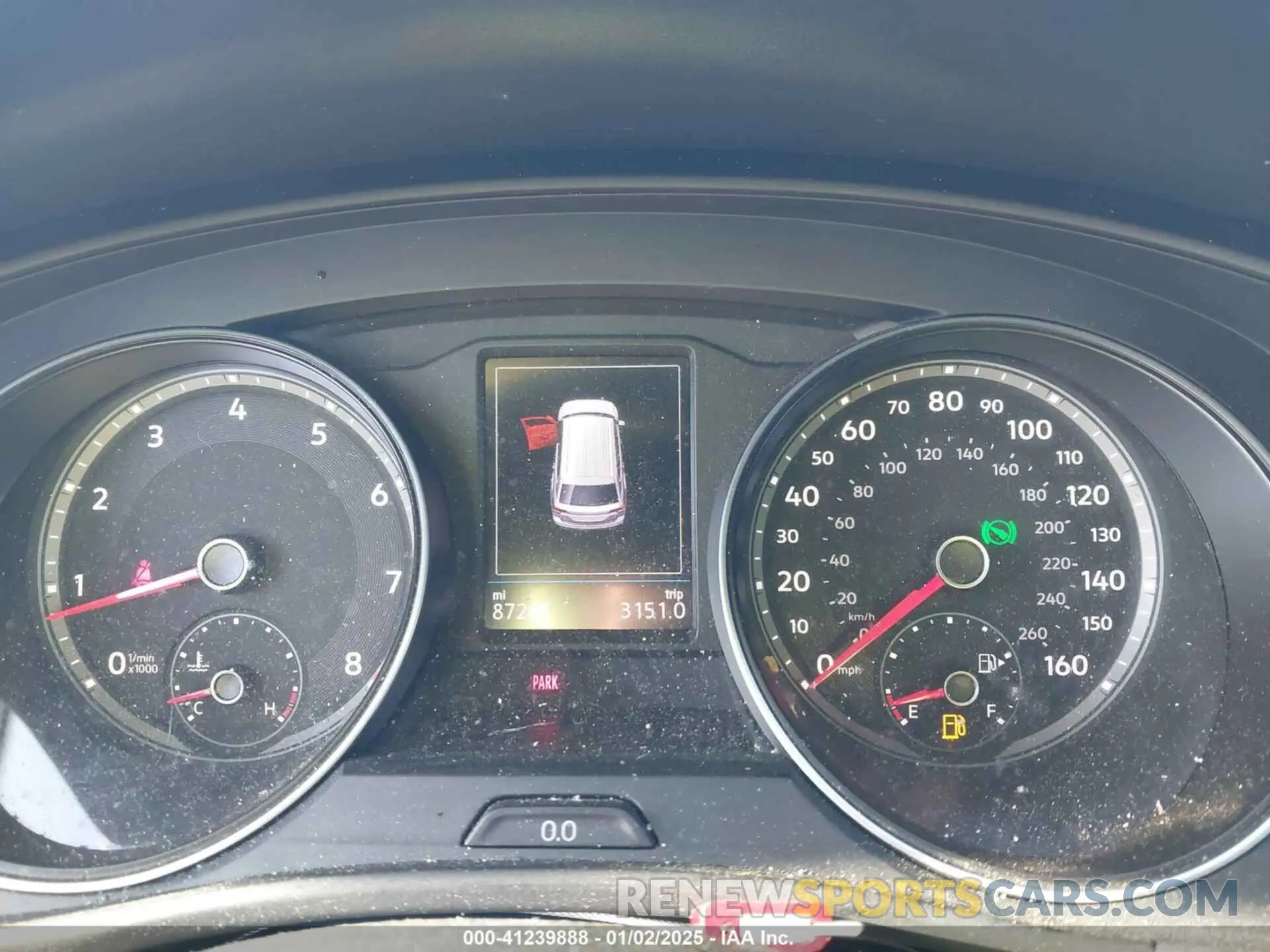 7 Photograph of a damaged car 1V2UR2CA4KC580392 VOLKSWAGEN ATLAS 2019