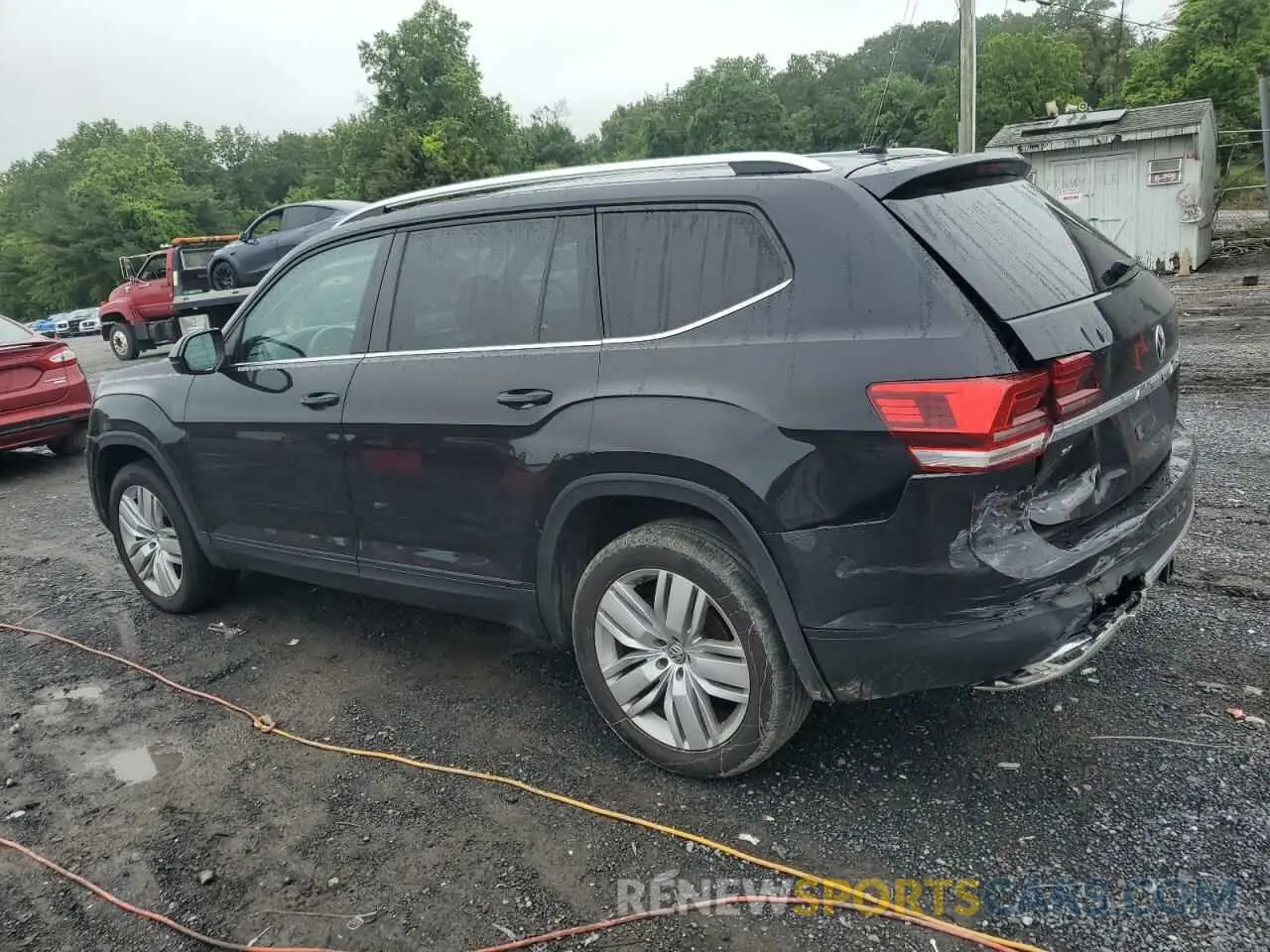 2 Photograph of a damaged car 1V2UR2CA4KC610944 VOLKSWAGEN ATLAS 2019