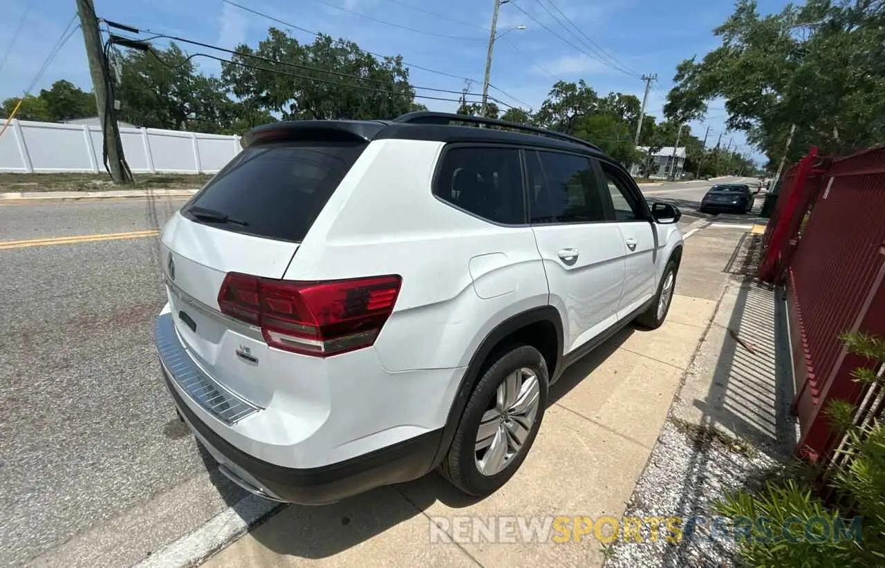 4 Photograph of a damaged car 1V2UR2CA5KC603713 VOLKSWAGEN ATLAS 2019