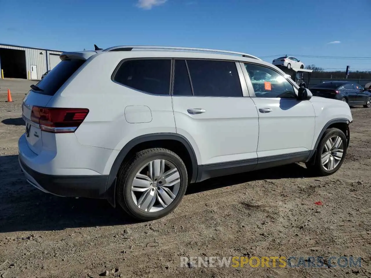 3 Photograph of a damaged car 1V2UR2CA7KC531638 VOLKSWAGEN ATLAS 2019