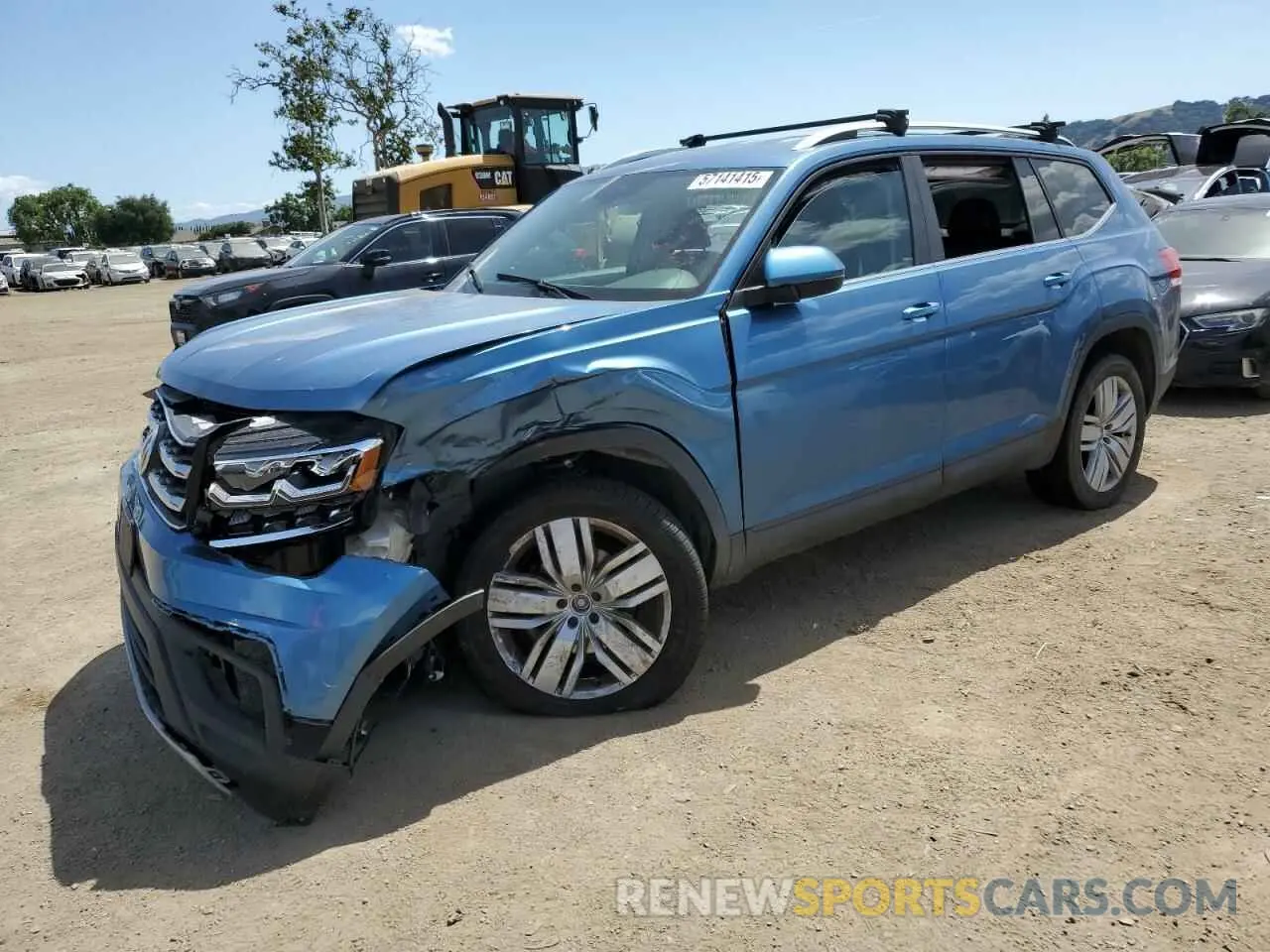 1 Photograph of a damaged car 1V2UR2CA8KC535228 VOLKSWAGEN ATLAS 2019