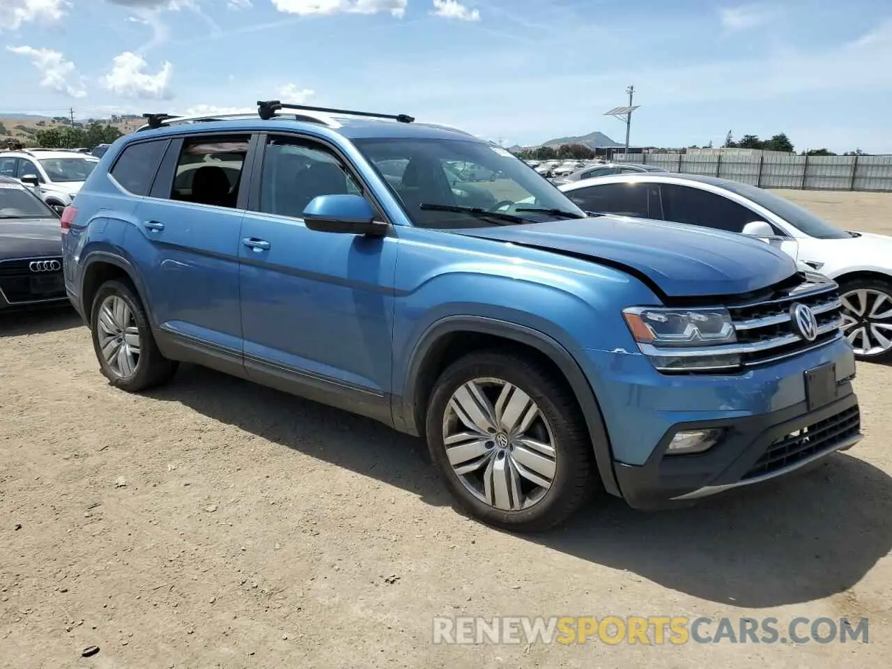 4 Photograph of a damaged car 1V2UR2CA8KC535228 VOLKSWAGEN ATLAS 2019