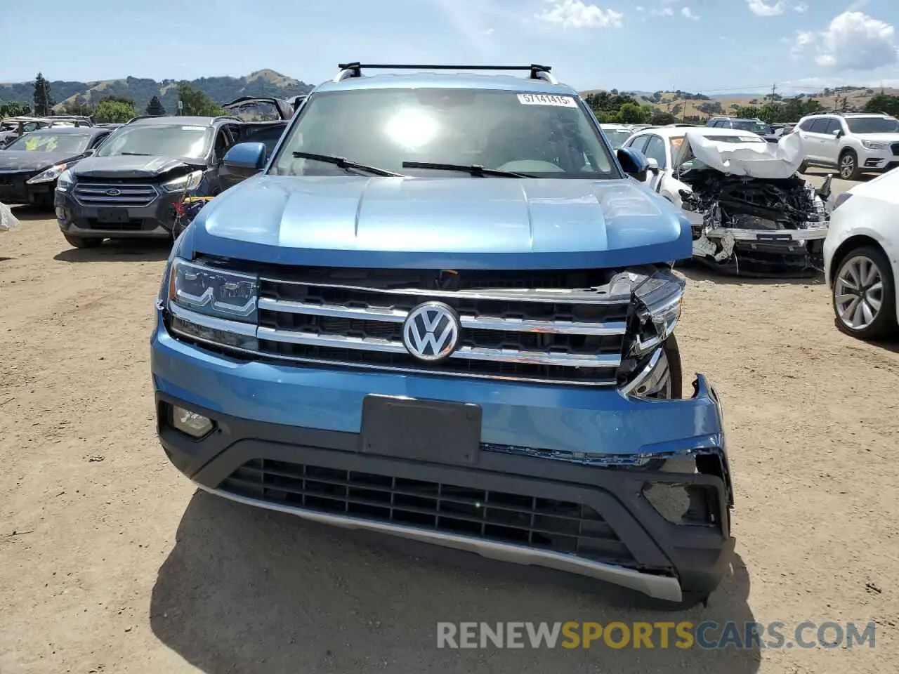5 Photograph of a damaged car 1V2UR2CA8KC535228 VOLKSWAGEN ATLAS 2019