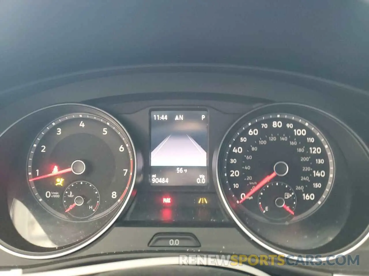 9 Photograph of a damaged car 1V2UR2CAXKC549227 VOLKSWAGEN ATLAS 2019