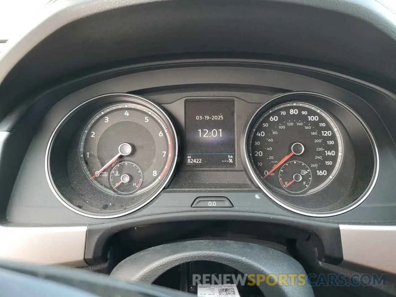 9 Photograph of a damaged car 1V2WP2CA4KC577877 VOLKSWAGEN ATLAS 2019