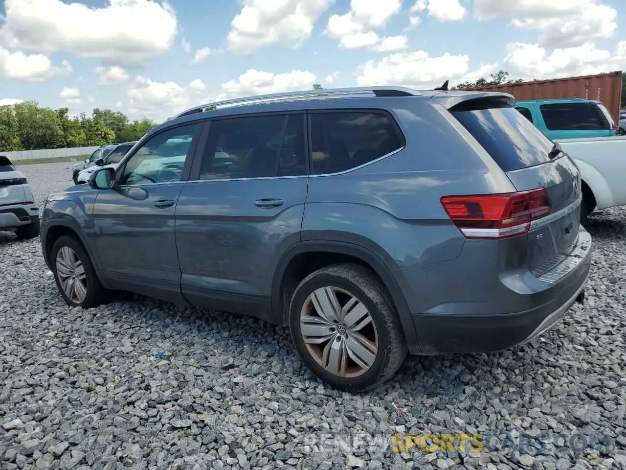 2 Photograph of a damaged car 1V2WR2CA0KC578356 VOLKSWAGEN ATLAS 2019