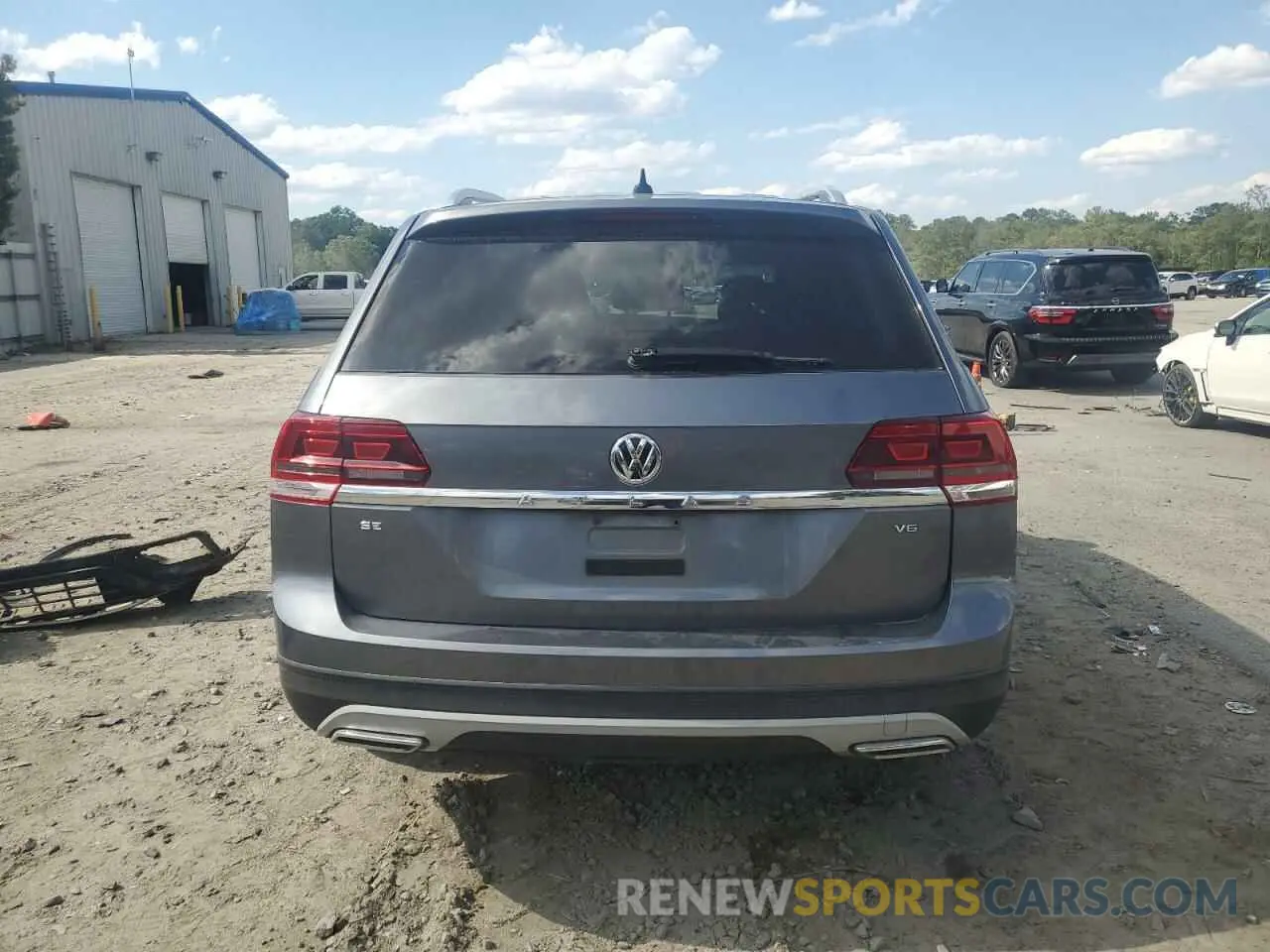 6 Photograph of a damaged car 1V2WR2CA4KC531413 VOLKSWAGEN ATLAS 2019
