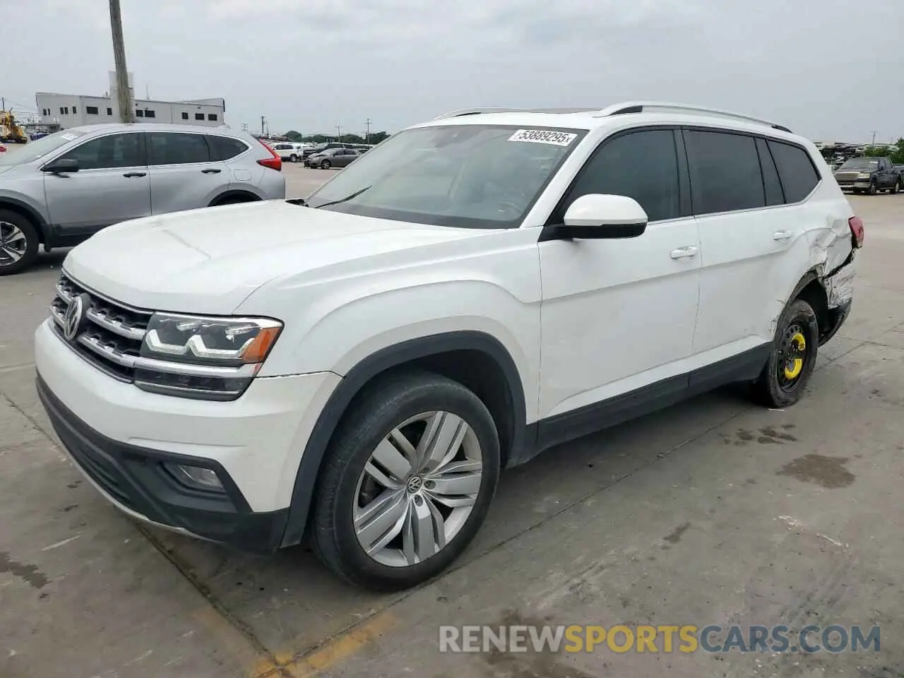 1 Photograph of a damaged car 1V2WR2CA4KC534215 VOLKSWAGEN ATLAS 2019