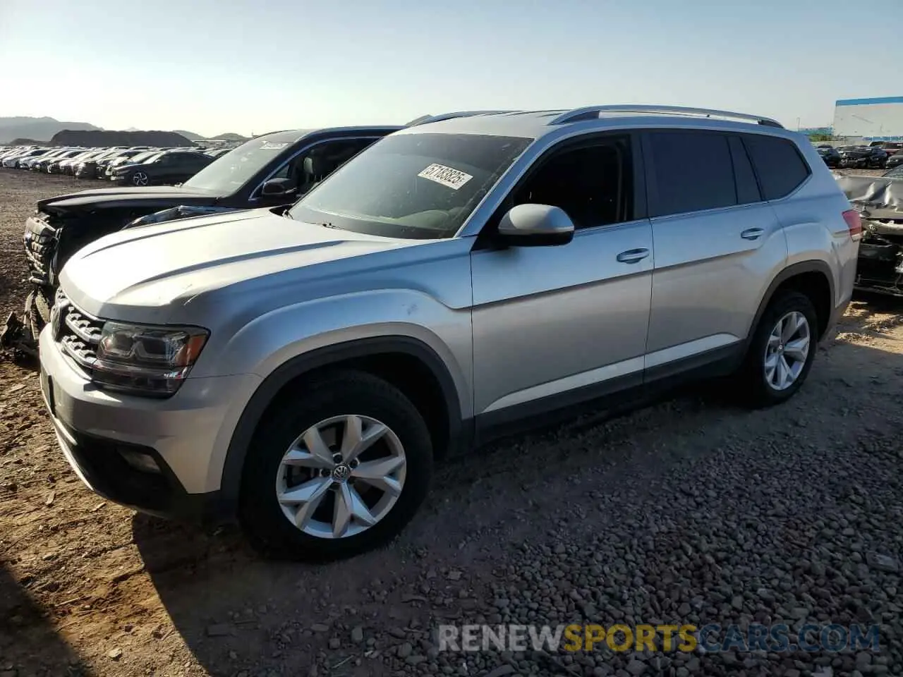 1 Photograph of a damaged car 1V2WR2CA6KC559505 VOLKSWAGEN ATLAS 2019