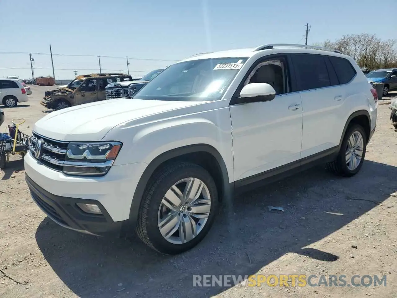 1 Photograph of a damaged car 1V2WR2CA7KC598569 VOLKSWAGEN ATLAS 2019
