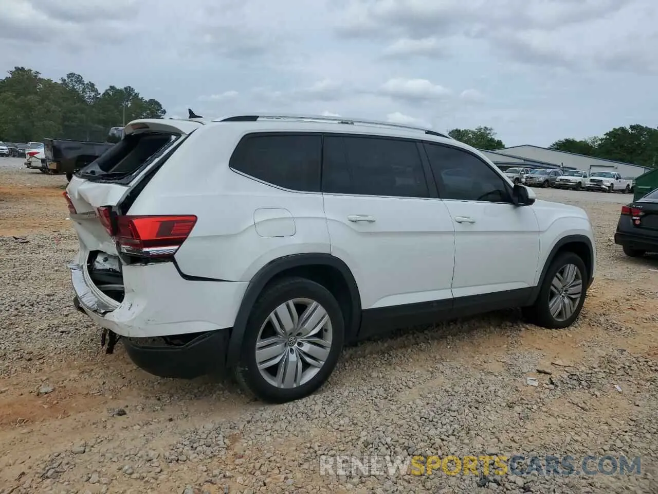 3 Photograph of a damaged car 1V2WR2CAXKC612609 VOLKSWAGEN ATLAS 2019