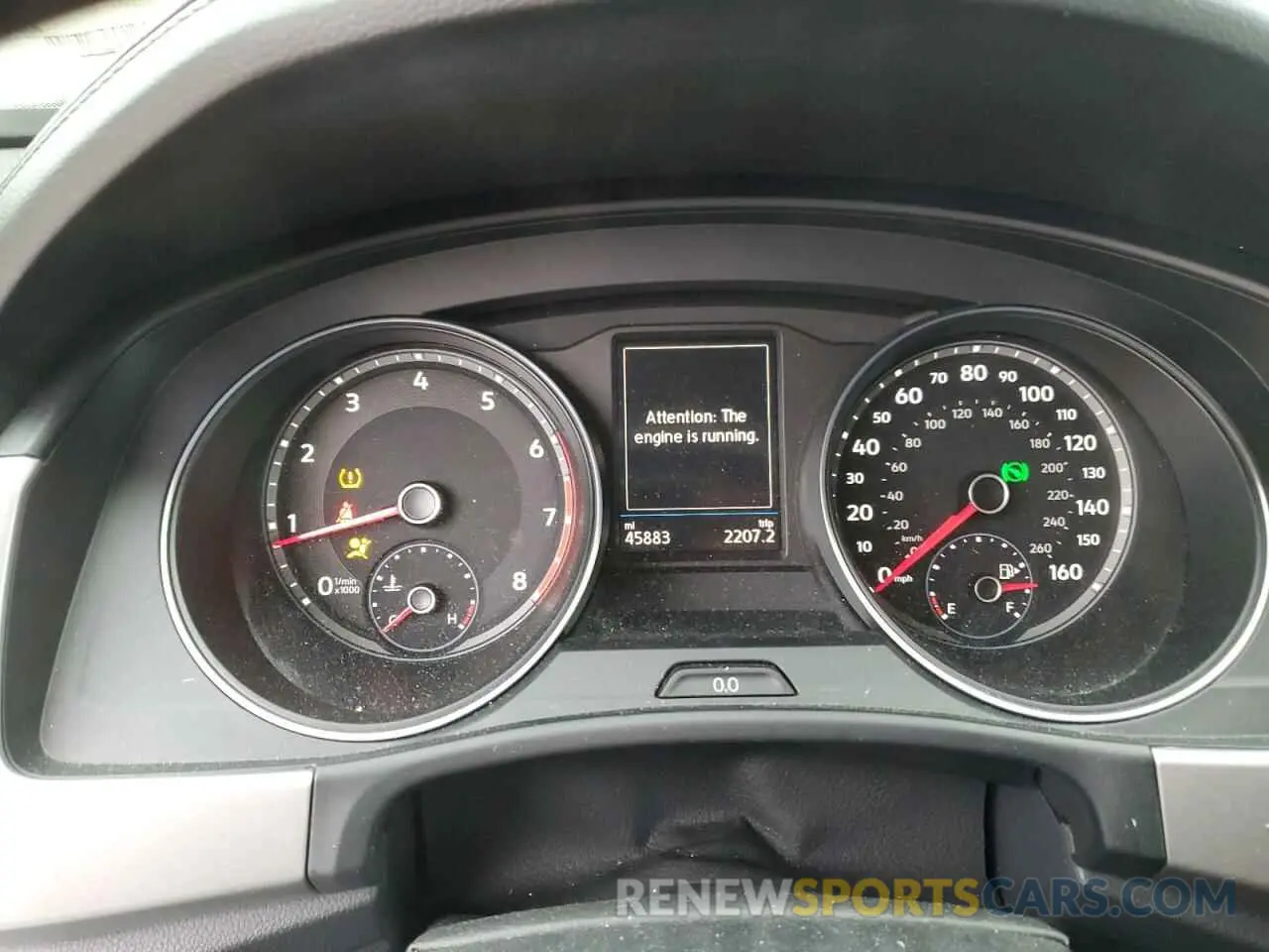 9 Photograph of a damaged car 1V2XR2CA5KC523809 VOLKSWAGEN ATLAS 2019