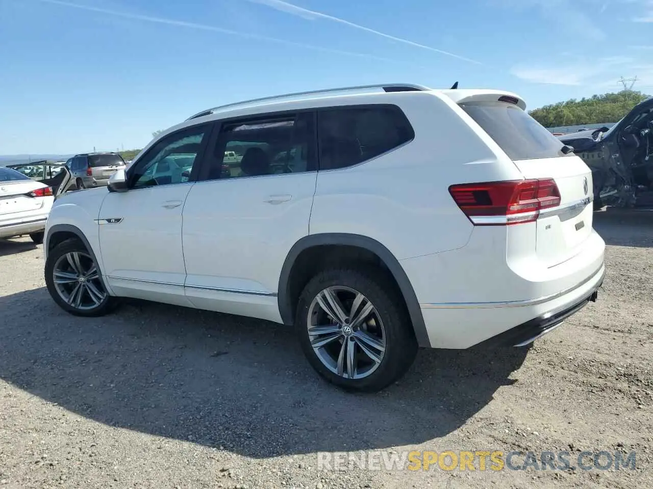 2 Photograph of a damaged car 1V2XR2CA6KC608609 VOLKSWAGEN ATLAS 2019