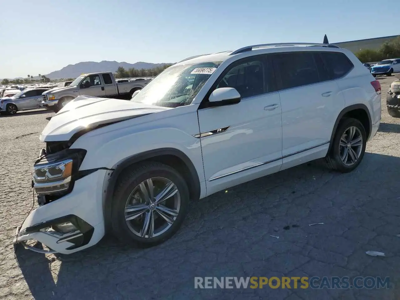 1 Photograph of a damaged car 1V2YR2CA8KC512761 VOLKSWAGEN ATLAS 2019
