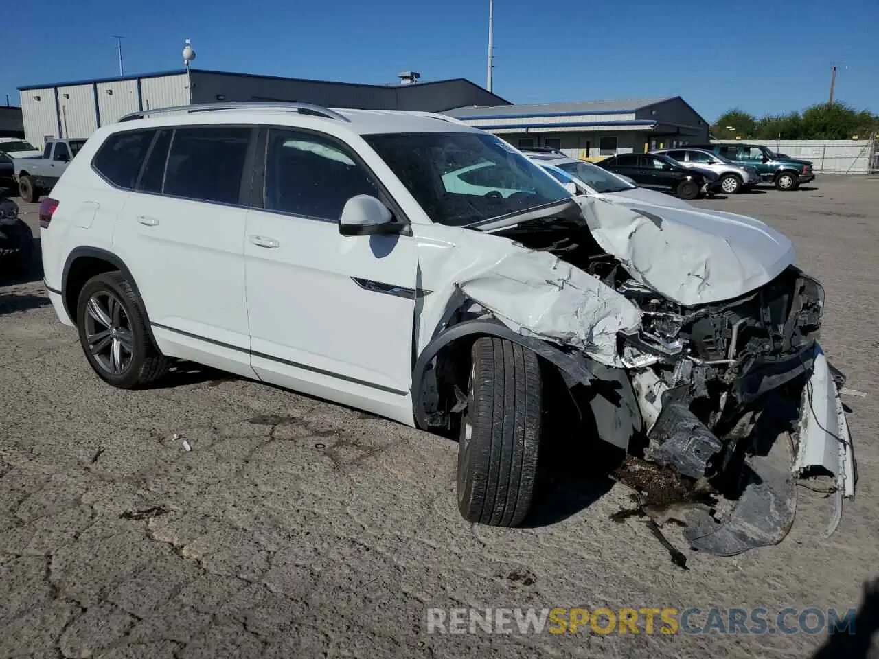 4 Photograph of a damaged car 1V2YR2CA8KC512761 VOLKSWAGEN ATLAS 2019