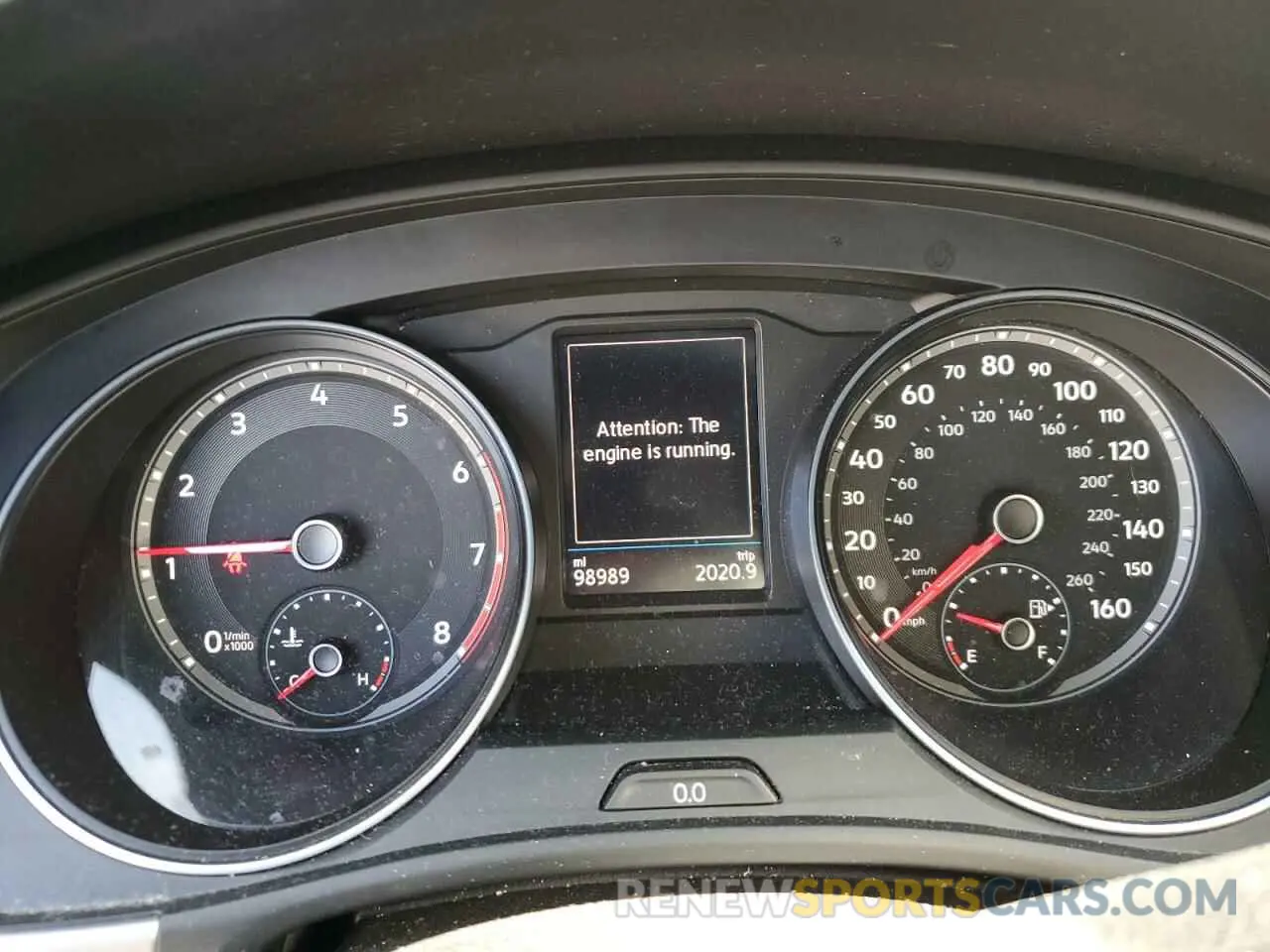 9 Photograph of a damaged car 1V21E2CA0LC227597 VOLKSWAGEN ATLAS 2020