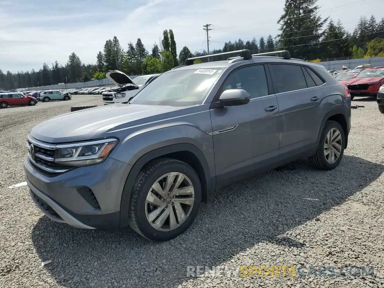 1 Photograph of a damaged car 1V26E2CA0LC230215 VOLKSWAGEN ATLAS 2020