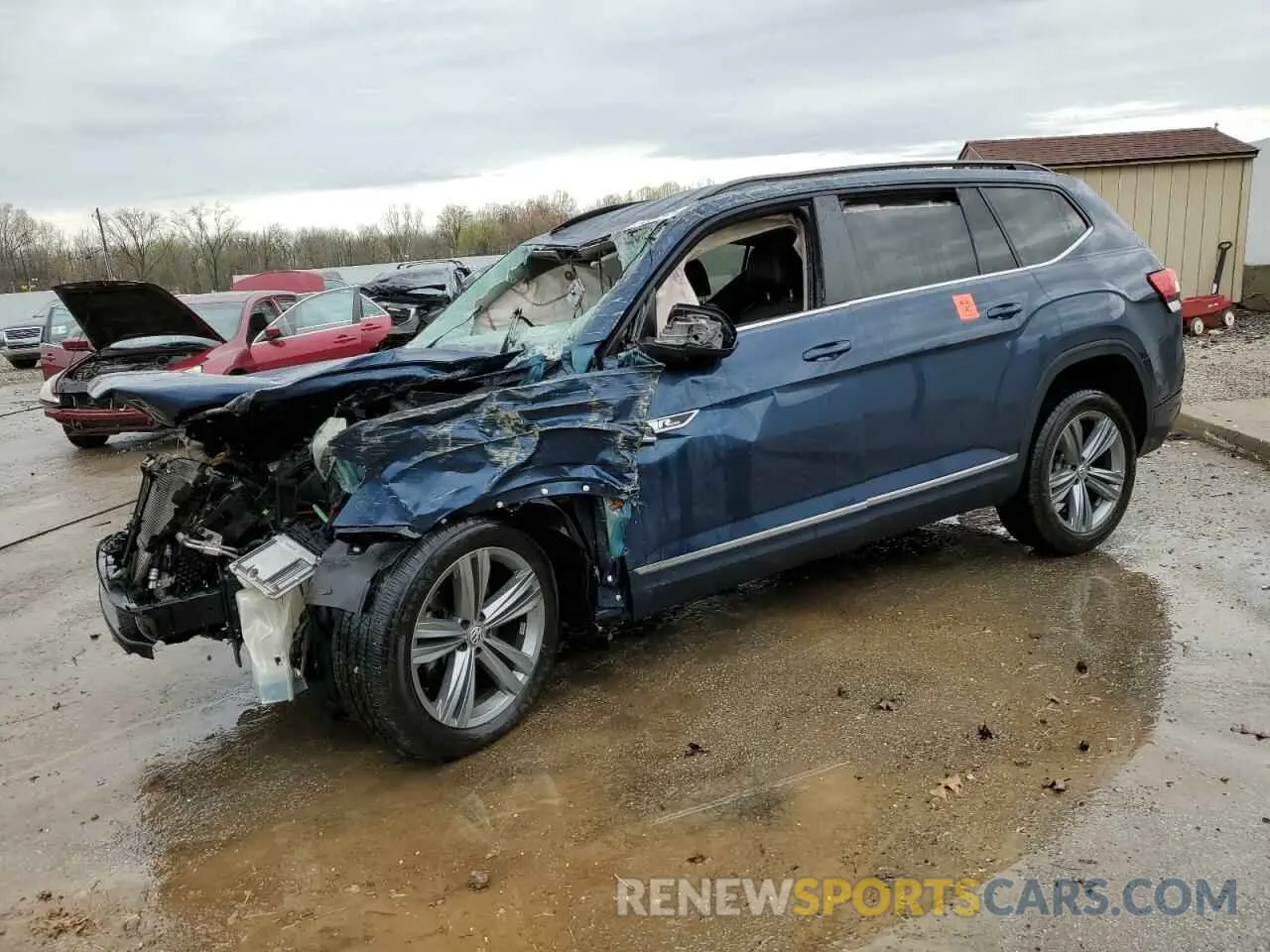 1 Photograph of a damaged car 1V2FR2CA7LC504160 VOLKSWAGEN ATLAS 2020