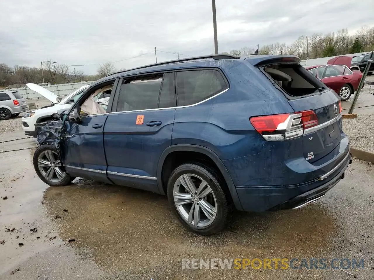 2 Photograph of a damaged car 1V2FR2CA7LC504160 VOLKSWAGEN ATLAS 2020