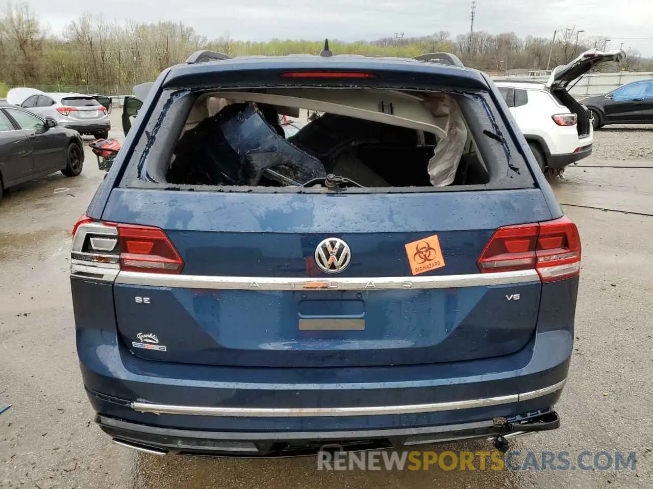 6 Photograph of a damaged car 1V2FR2CA7LC504160 VOLKSWAGEN ATLAS 2020