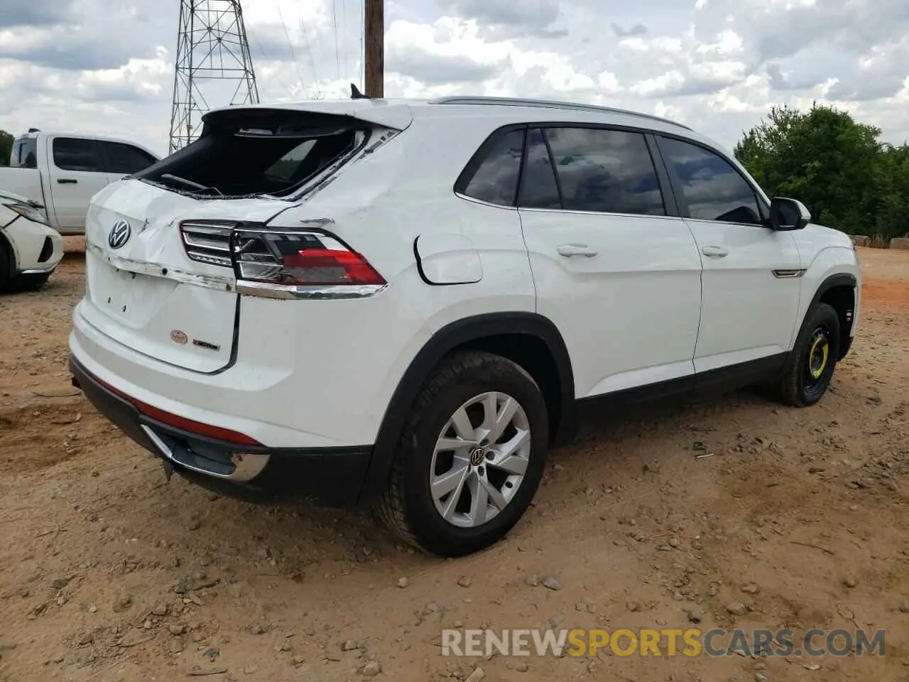 3 Photograph of a damaged car 1V2GC2CA1LC213854 VOLKSWAGEN ATLAS 2020