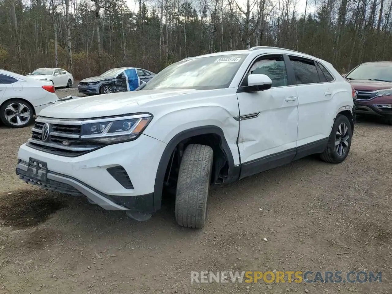 1 Photograph of a damaged car 1V2MC2CA2LC232531 VOLKSWAGEN ATLAS 2020