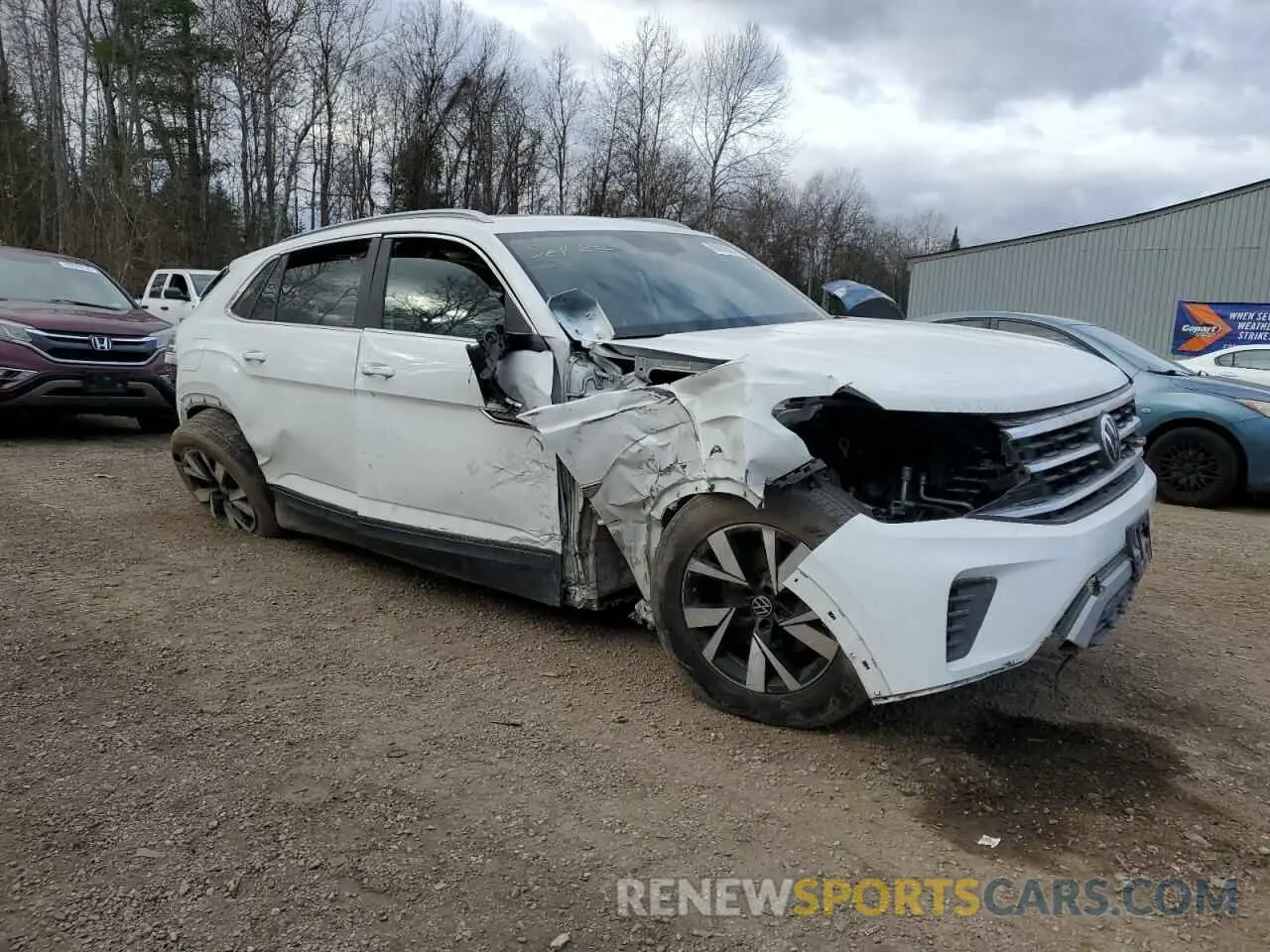 4 Photograph of a damaged car 1V2MC2CA2LC232531 VOLKSWAGEN ATLAS 2020