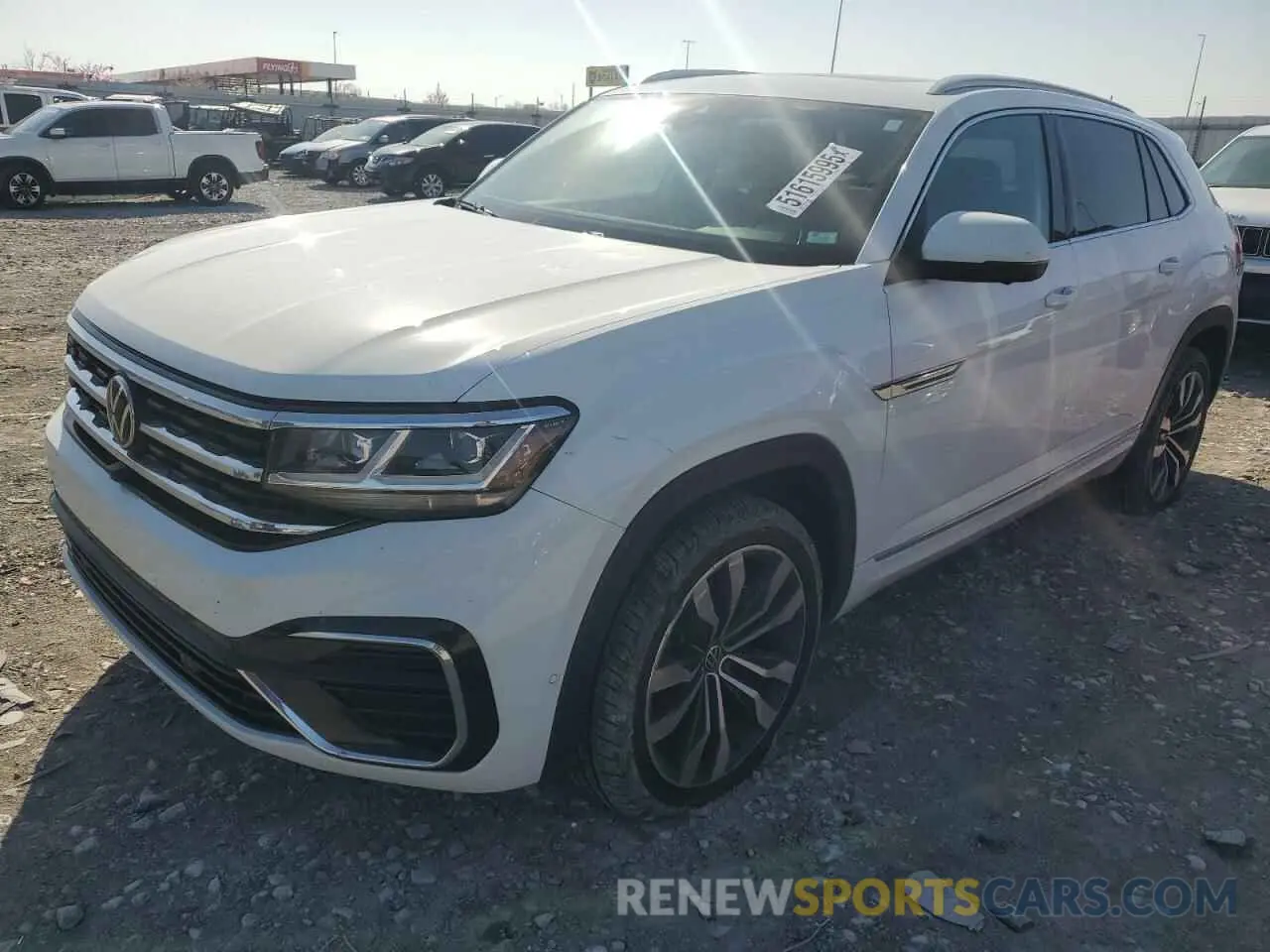 1 Photograph of a damaged car 1V2TE2CA2LC227786 VOLKSWAGEN ATLAS 2020