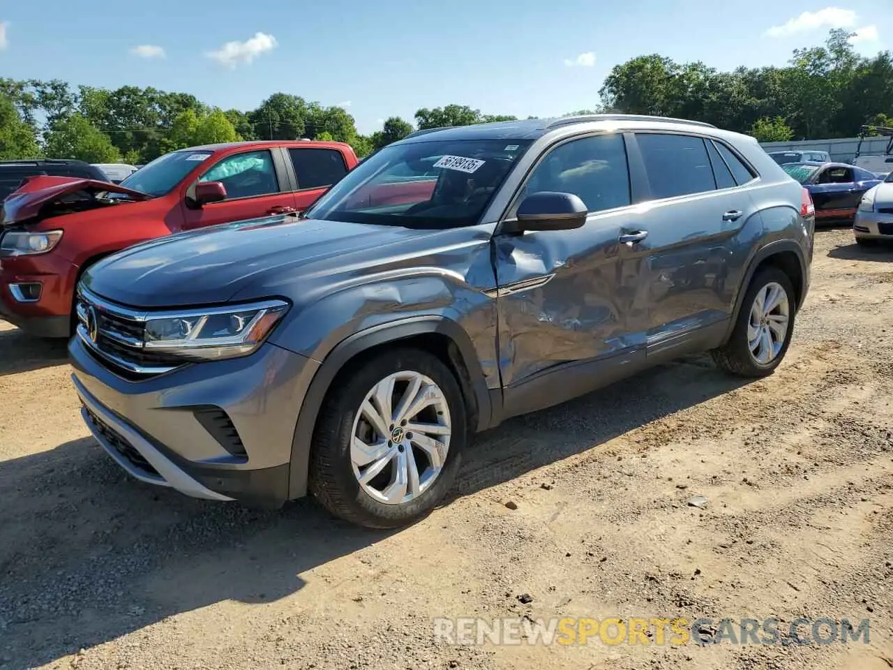 1 Photograph of a damaged car 1V2YE2CA5LC219798 VOLKSWAGEN ATLAS 2020