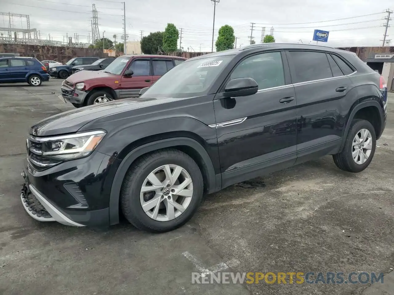 1 Photograph of a damaged car 1V2AC2CA5MC239087 VOLKSWAGEN ATLAS 2021