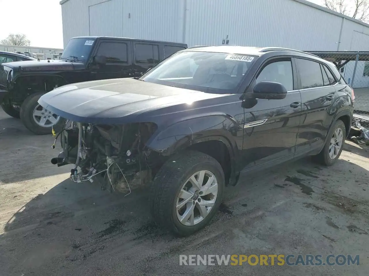1 Photograph of a damaged car 1V2AC2CA6MC210262 VOLKSWAGEN ATLAS 2021
