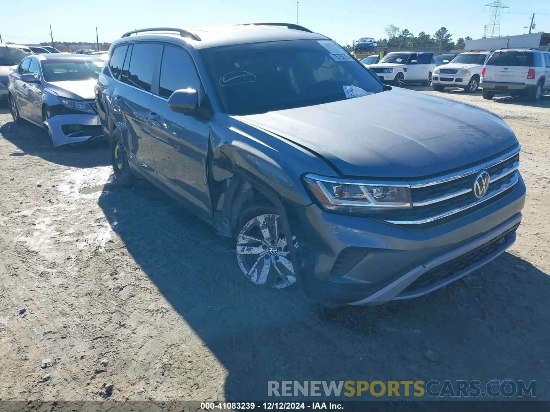 1 Photograph of a damaged car 1V2AP2CA1MC515687 VOLKSWAGEN ATLAS 2021
