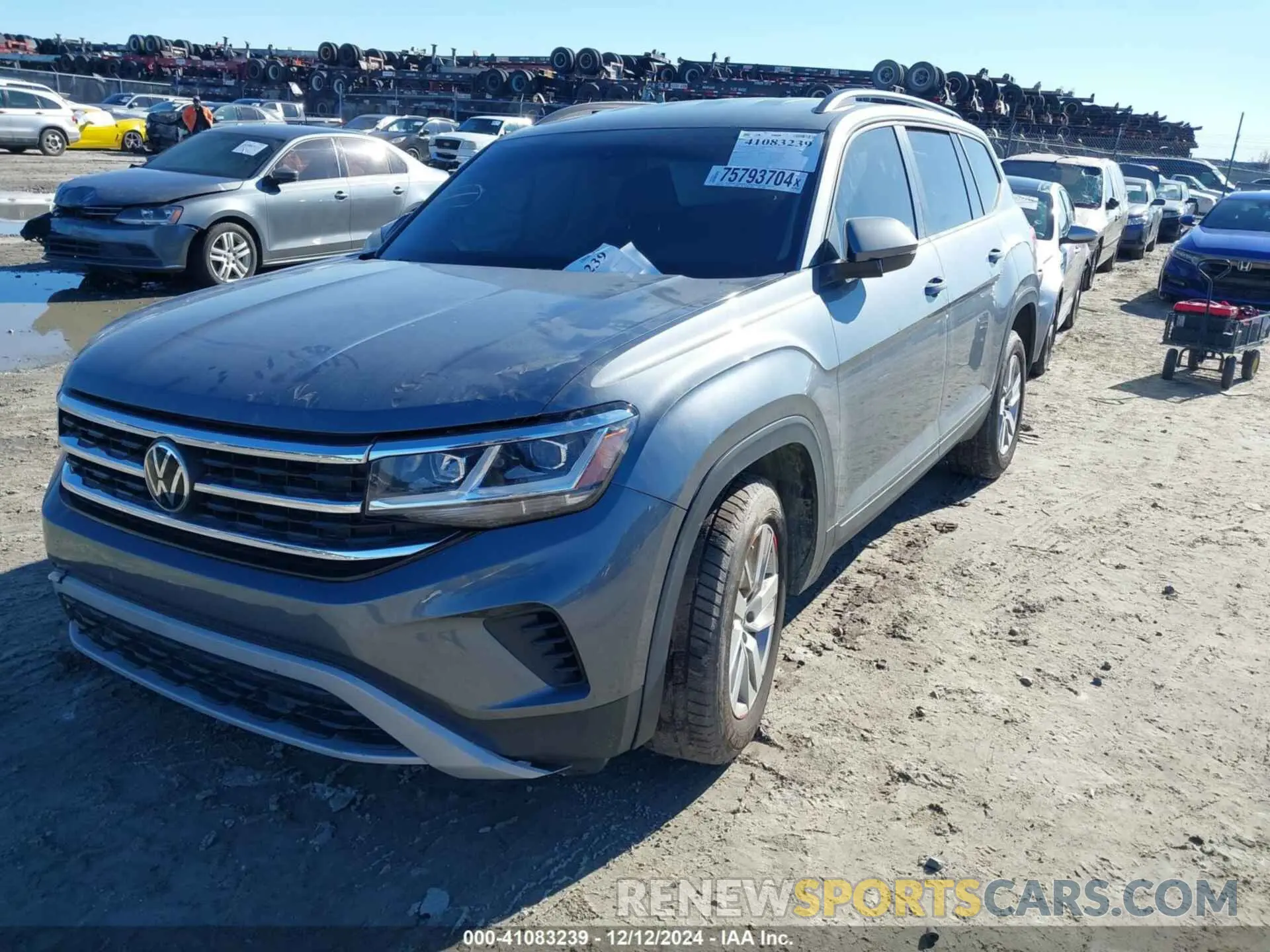 2 Photograph of a damaged car 1V2AP2CA1MC515687 VOLKSWAGEN ATLAS 2021