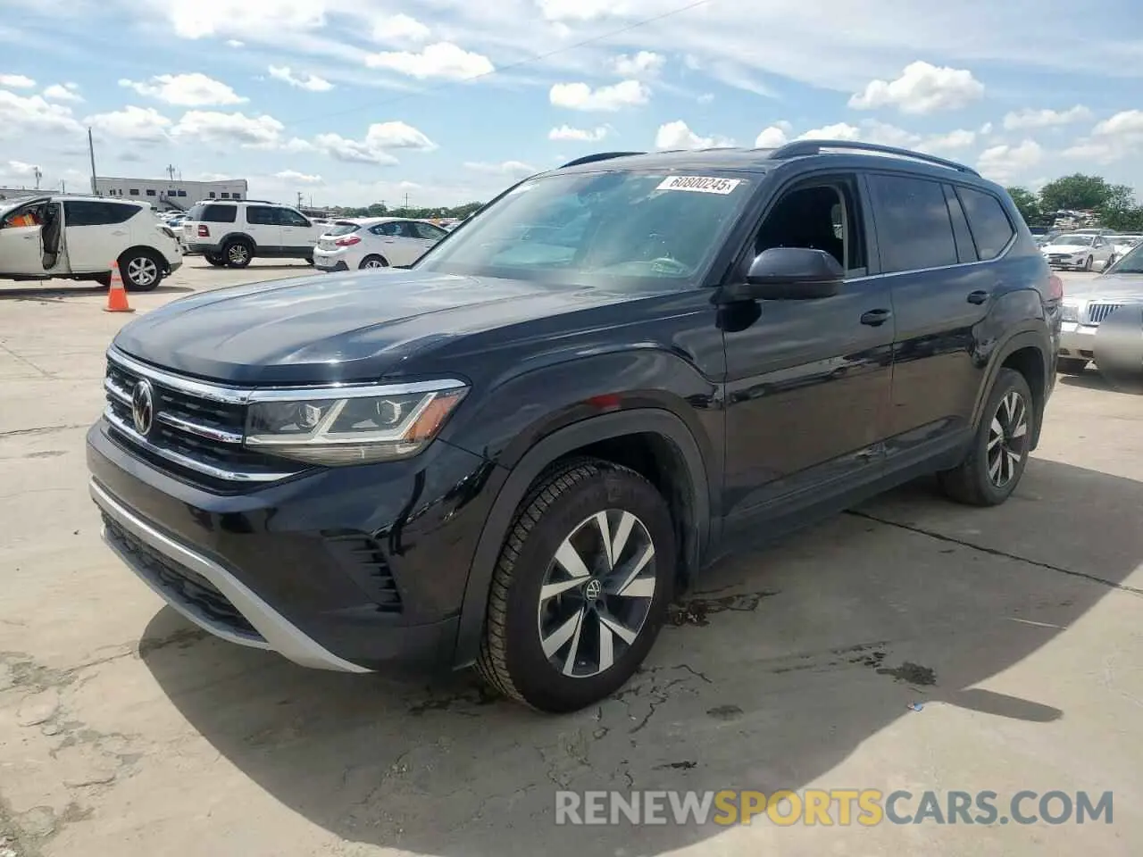 1 Photograph of a damaged car 1V2AP2CA2MC501698 VOLKSWAGEN ATLAS 2021