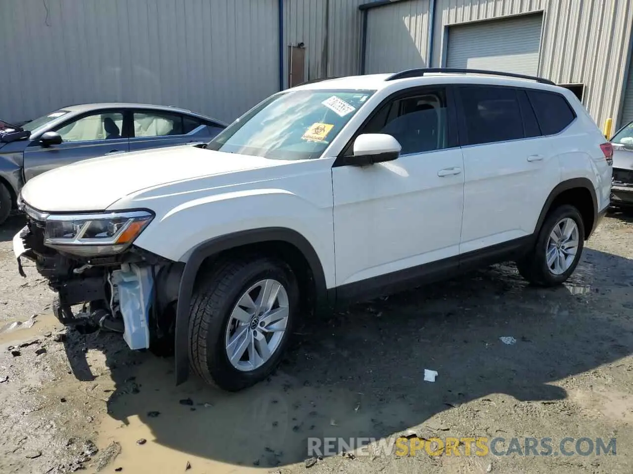1 Photograph of a damaged car 1V2AP2CA2MC603681 VOLKSWAGEN ATLAS 2021