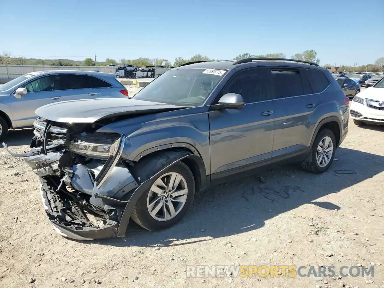 1 Photograph of a damaged car 1V2AP2CA4MC501931 VOLKSWAGEN ATLAS 2021