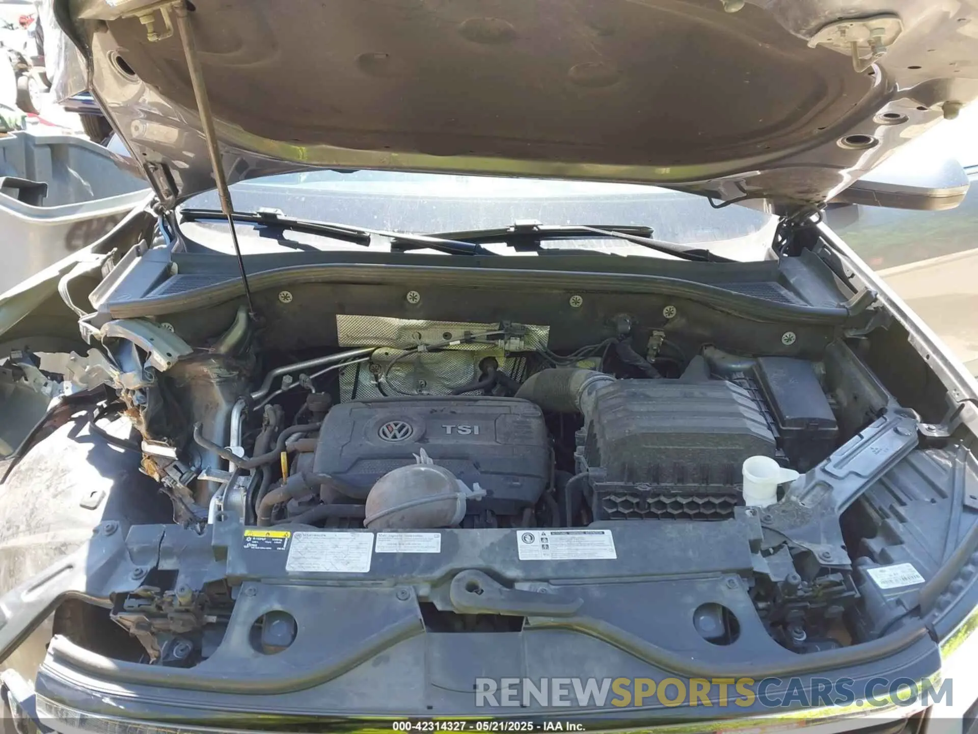 10 Photograph of a damaged car 1V2AP2CA6MC522456 VOLKSWAGEN ATLAS 2021