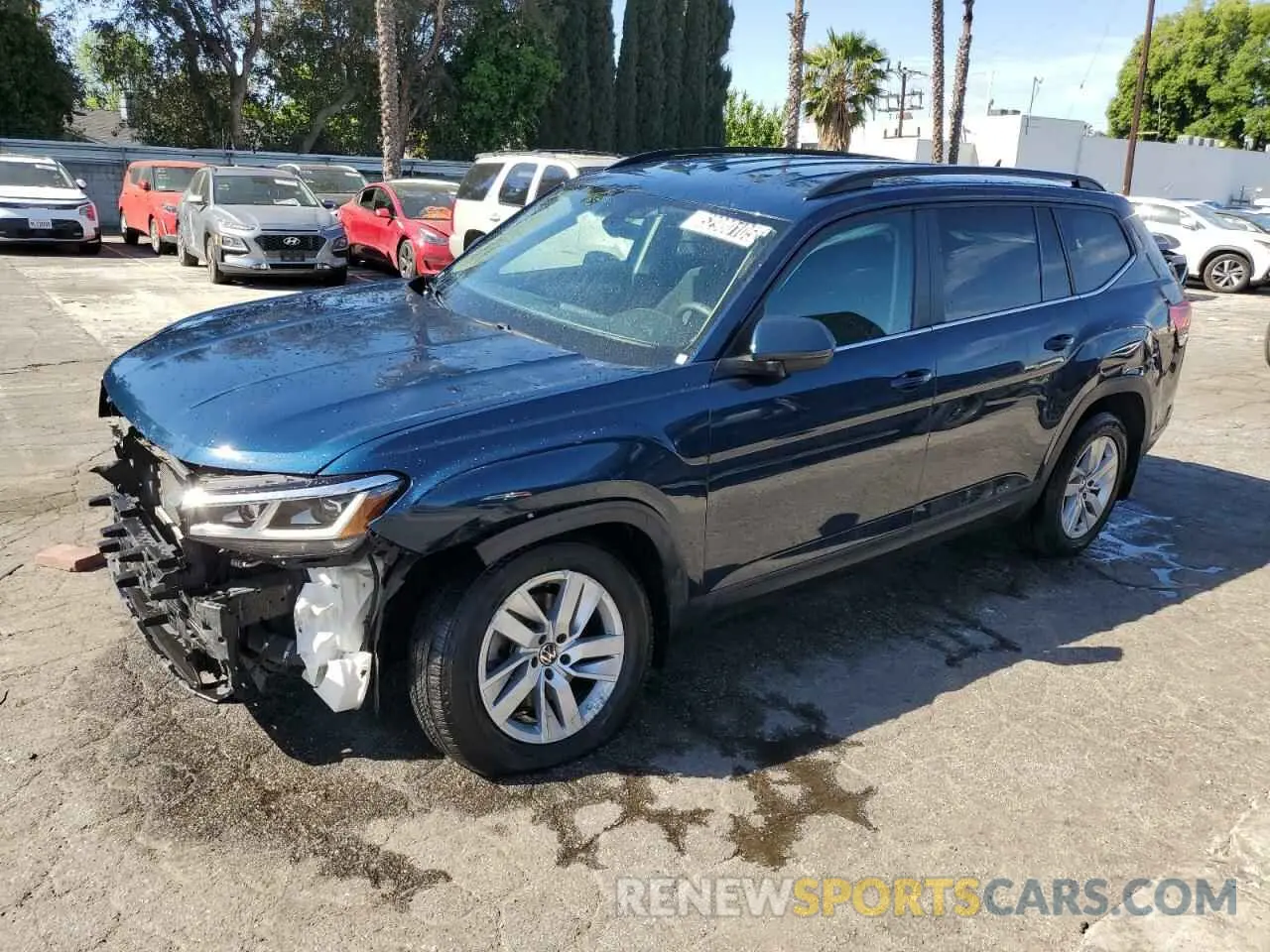 1 Photograph of a damaged car 1V2AP2CA9MC508471 VOLKSWAGEN ATLAS 2021