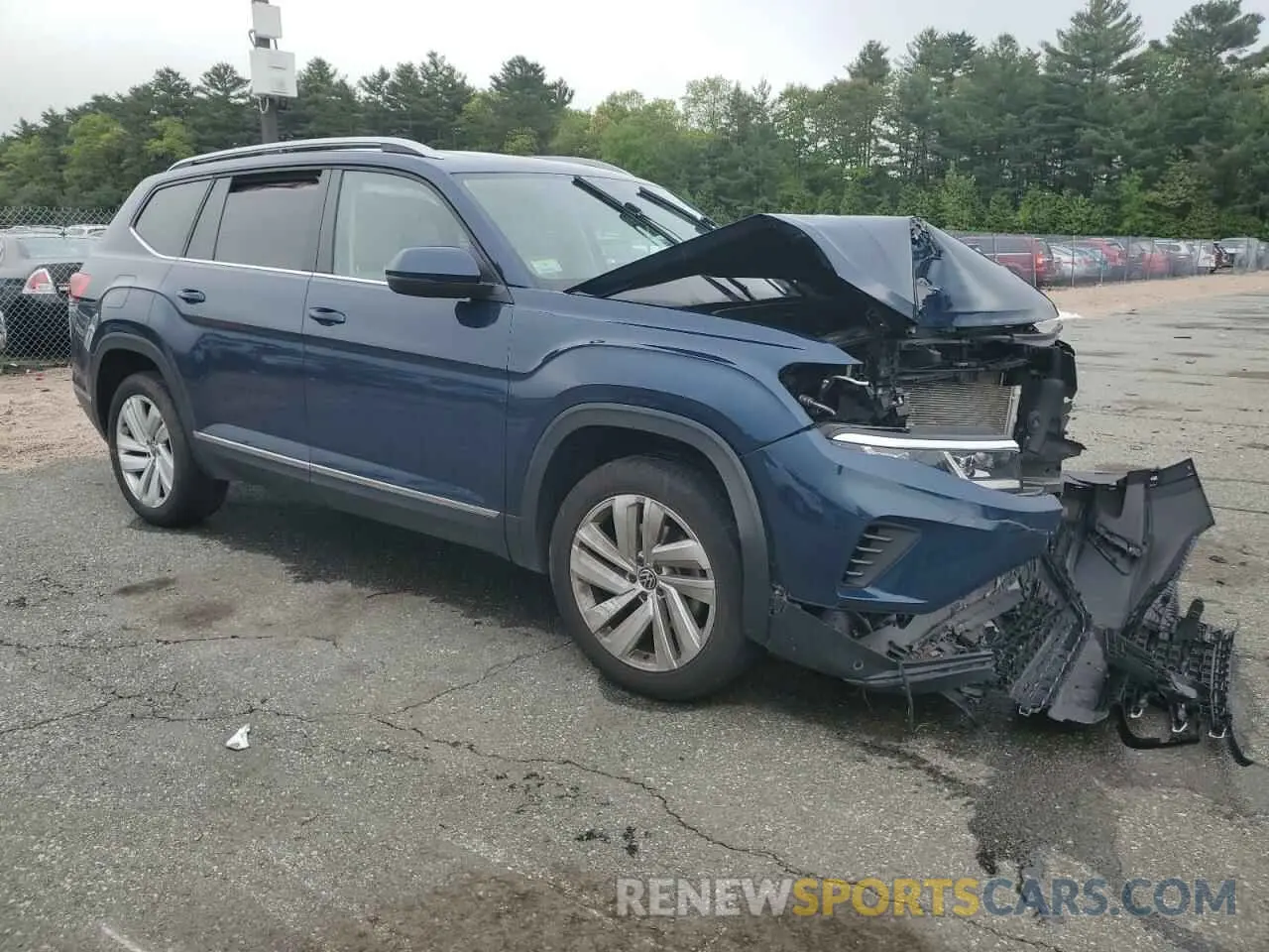 4 Photograph of a damaged car 1V2BP2CAXMC566223 VOLKSWAGEN ATLAS 2021