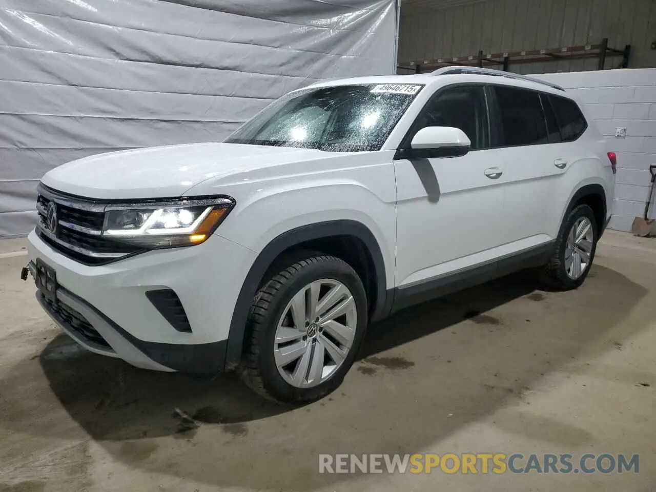 1 Photograph of a damaged car 1V2BR2CA0MC581890 VOLKSWAGEN ATLAS 2021