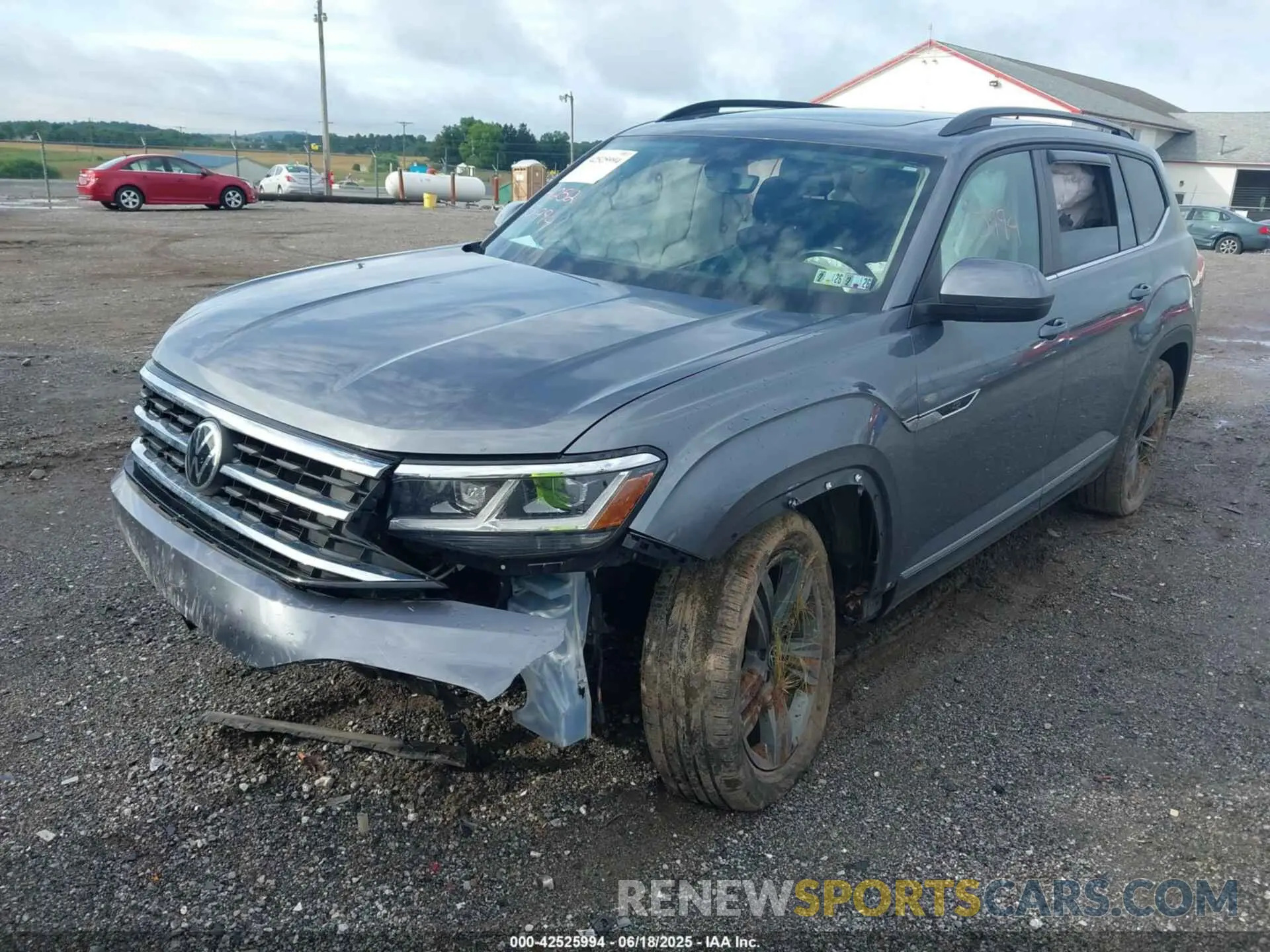 2 Photograph of a damaged car 1V2BR2CA5MC607965 VOLKSWAGEN ATLAS 2021