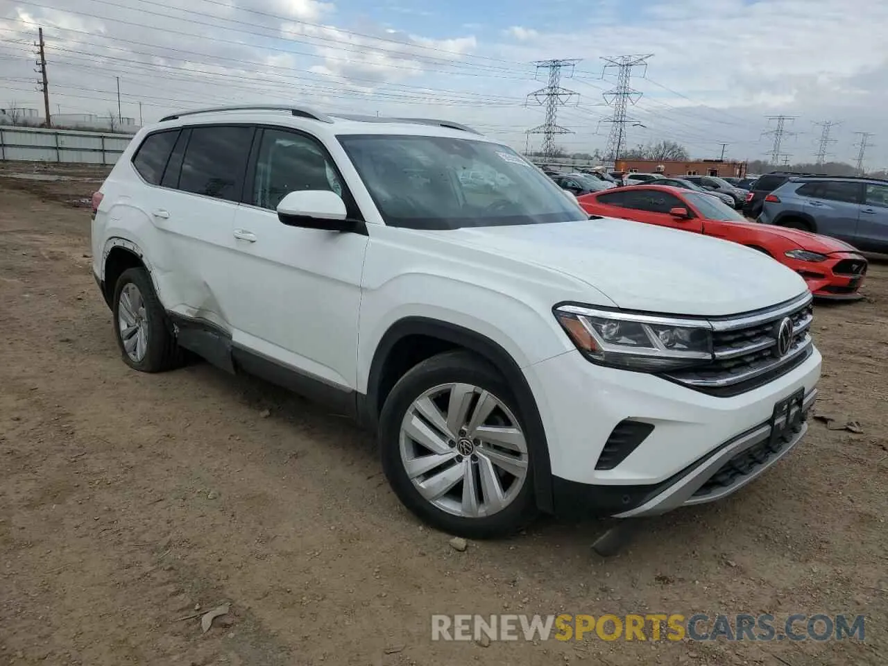 4 Photograph of a damaged car 1V2BR2CA6MC529406 VOLKSWAGEN ATLAS 2021